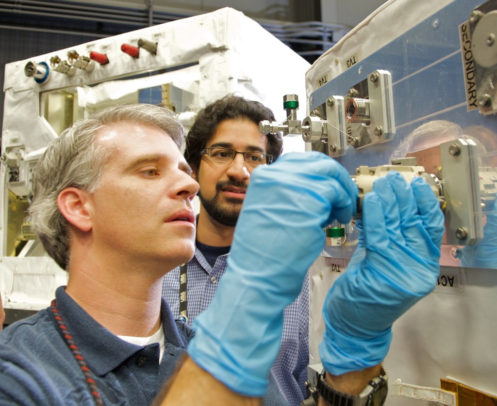 Before Dextre moves an inch towards RRM on the International Space Station, the RRM Operations Team spends countless hours practicing each servicing task with NASA's Johnson Space Center 'ROBO' Team.