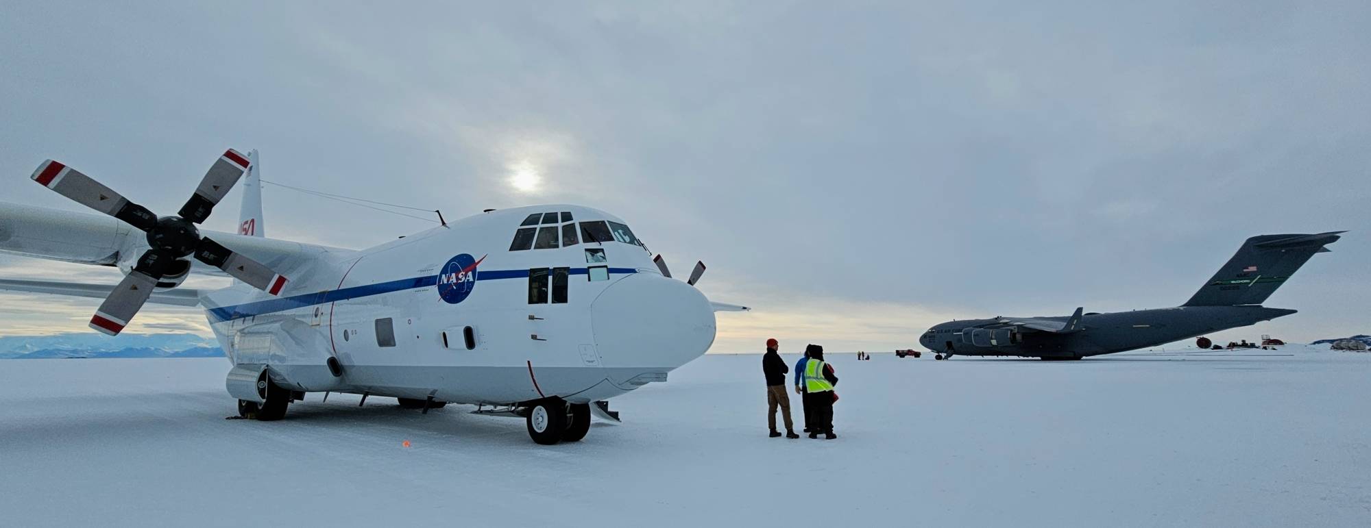 NASA C-130 Makes First-Ever Flight to Antarctica for GUSTO Balloon Mission