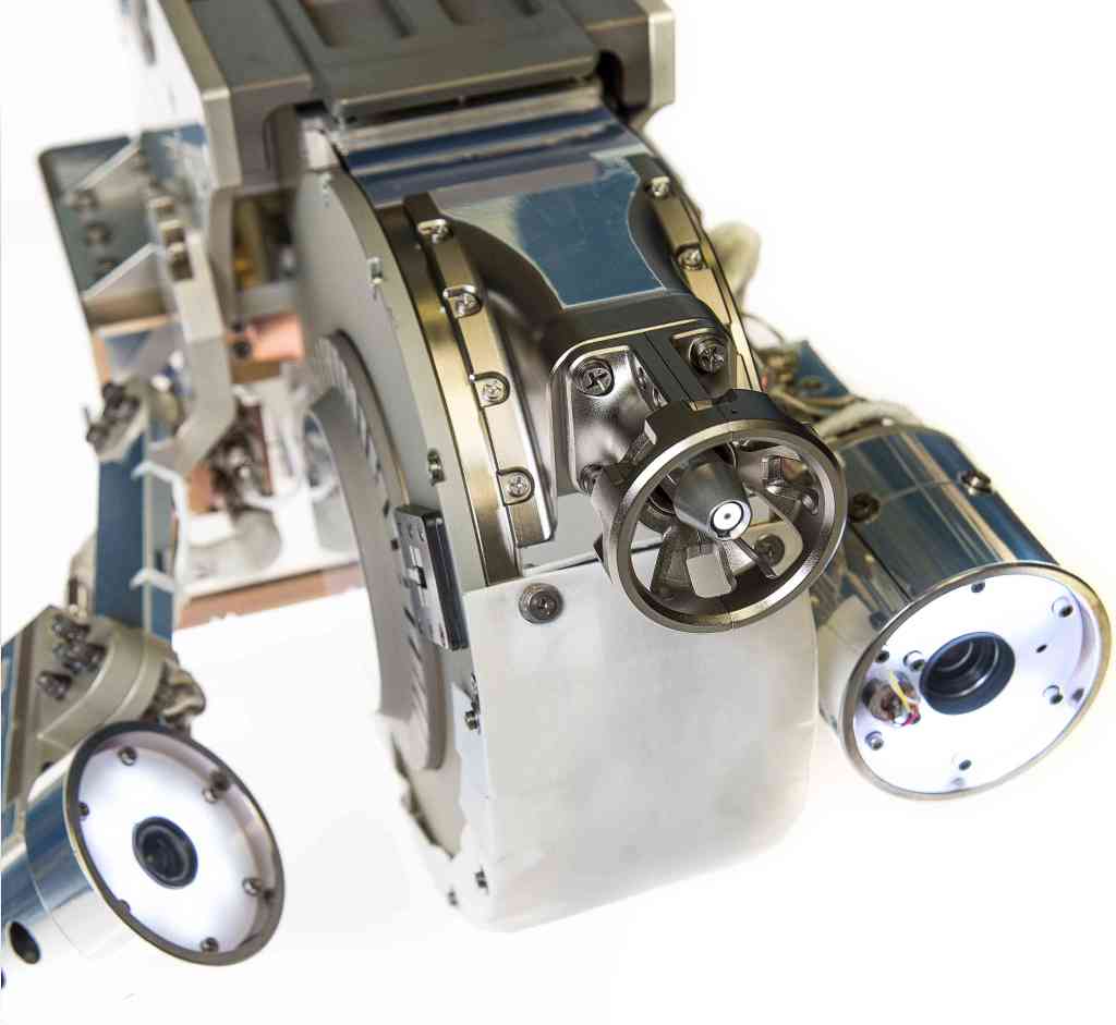 VIPIR with its three cameras (left to right): situational, borescope, and motorized optical
