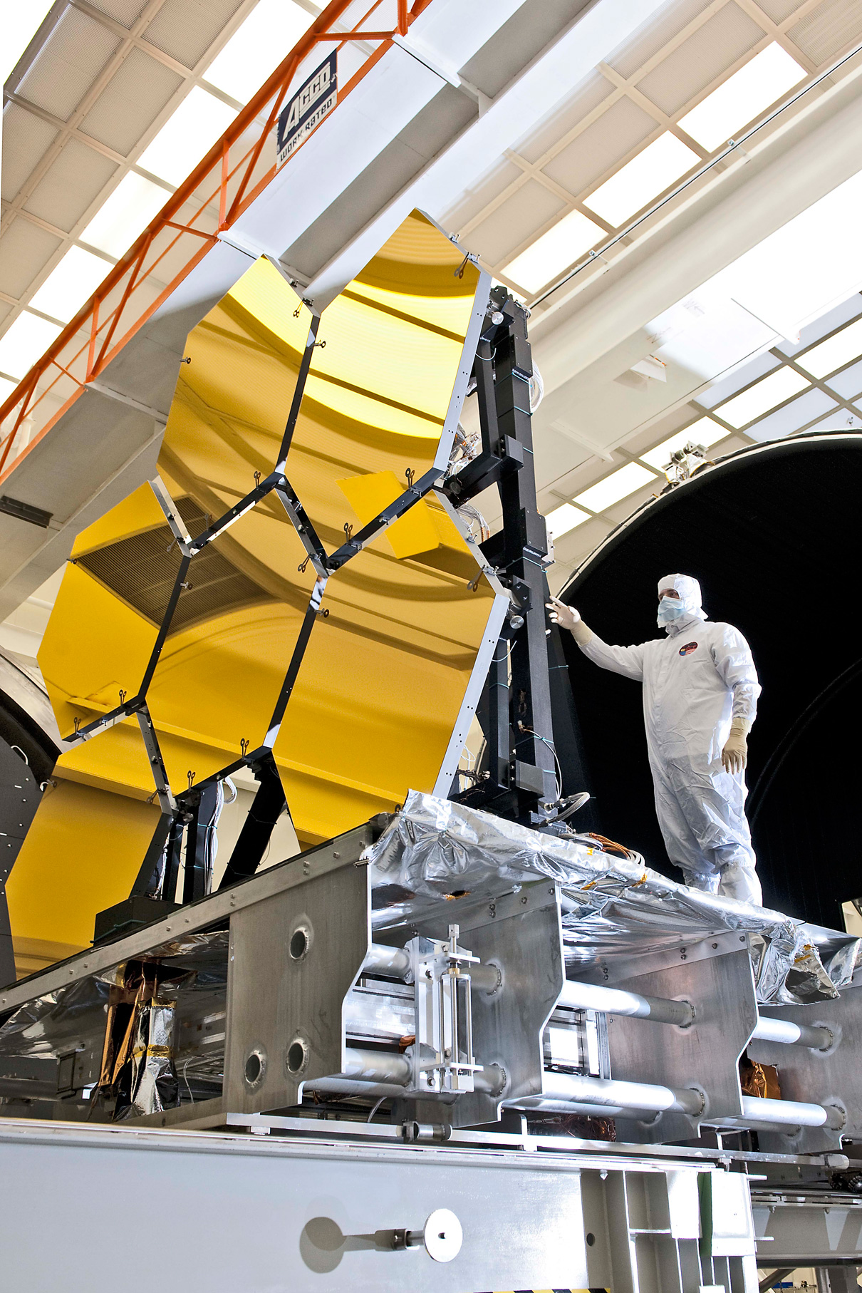 Telescope mirror testing.