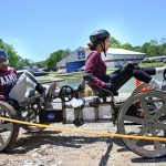 Students from Alabama A&M University near Huntsville, Alabama, pilot their vehicle through the obstacle course at the U.S. Space & Rocket Center during NASA’s Human Exploration Rover Challenge event on April 22, 2023. Credits: NASA