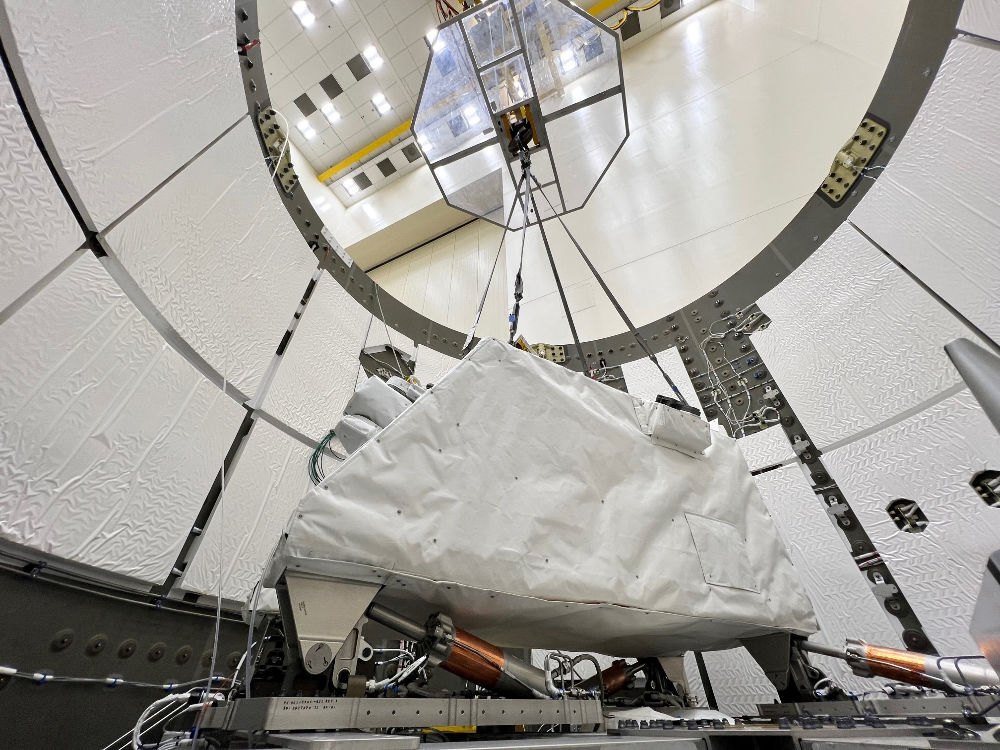 The ILLUMA-T payload at SpaceX Dragonland.