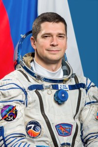 Roscosmos cosmonaut and Expedition 70 Flight Engineer Nikolai Chub poses for a portrait at the Gagarin Cosmonaut Training Center in Russia.