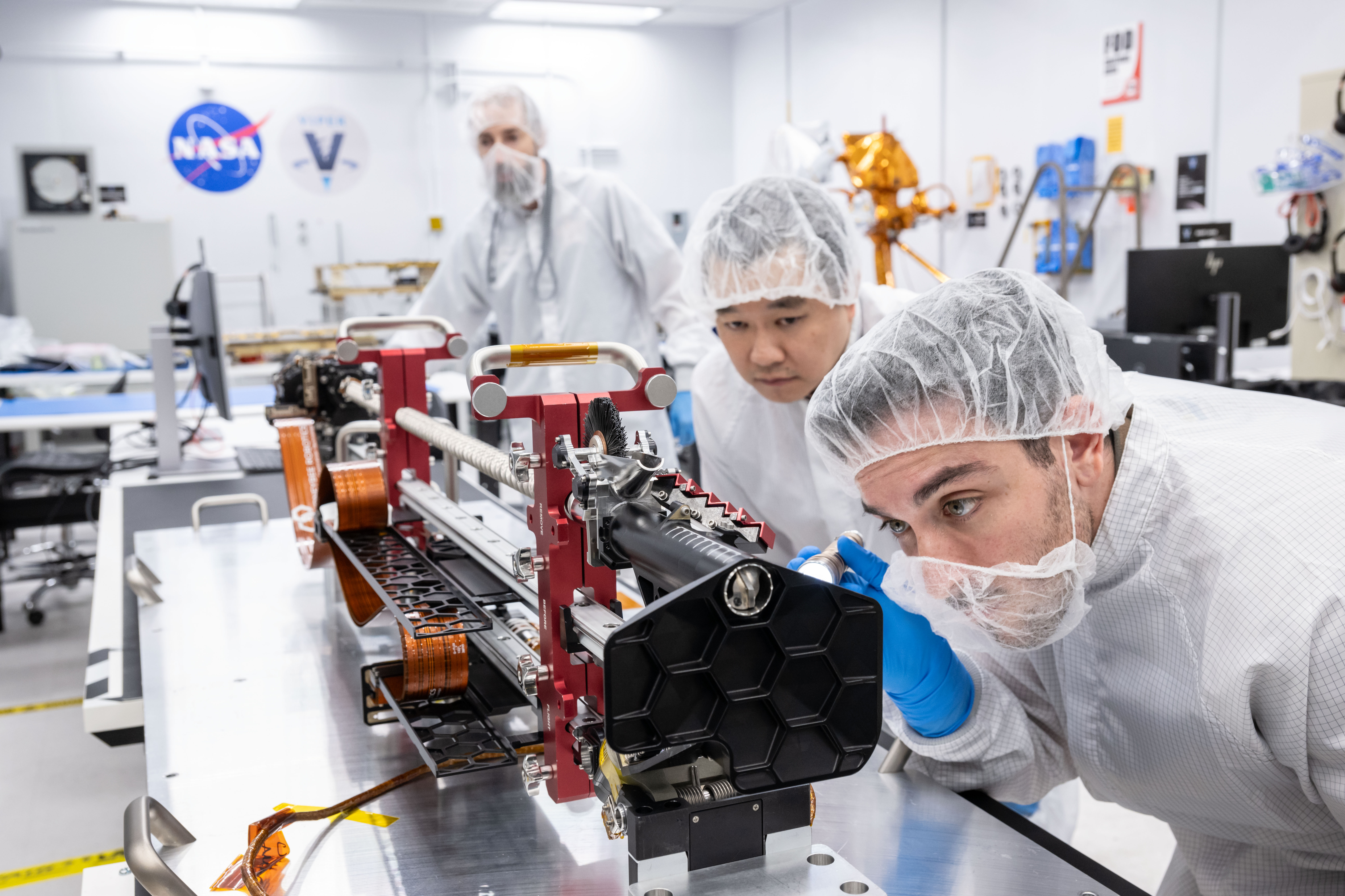 All Together Now: Drill Joins Other Moon Rover Science Instruments - NASA