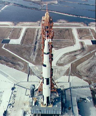 The Apollo 8 Saturn V at Launch Pad 39A