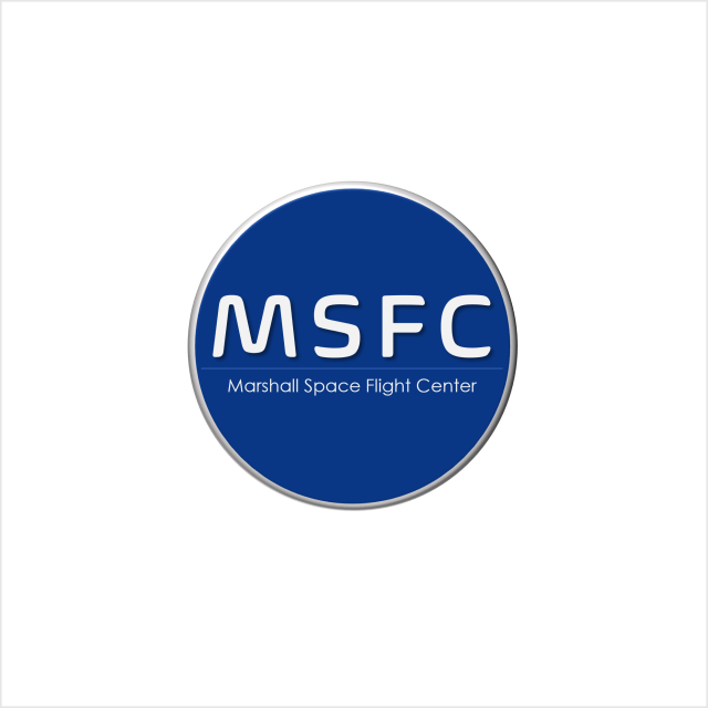 a blue circle with a silver outline with the initials M S F C in the middle