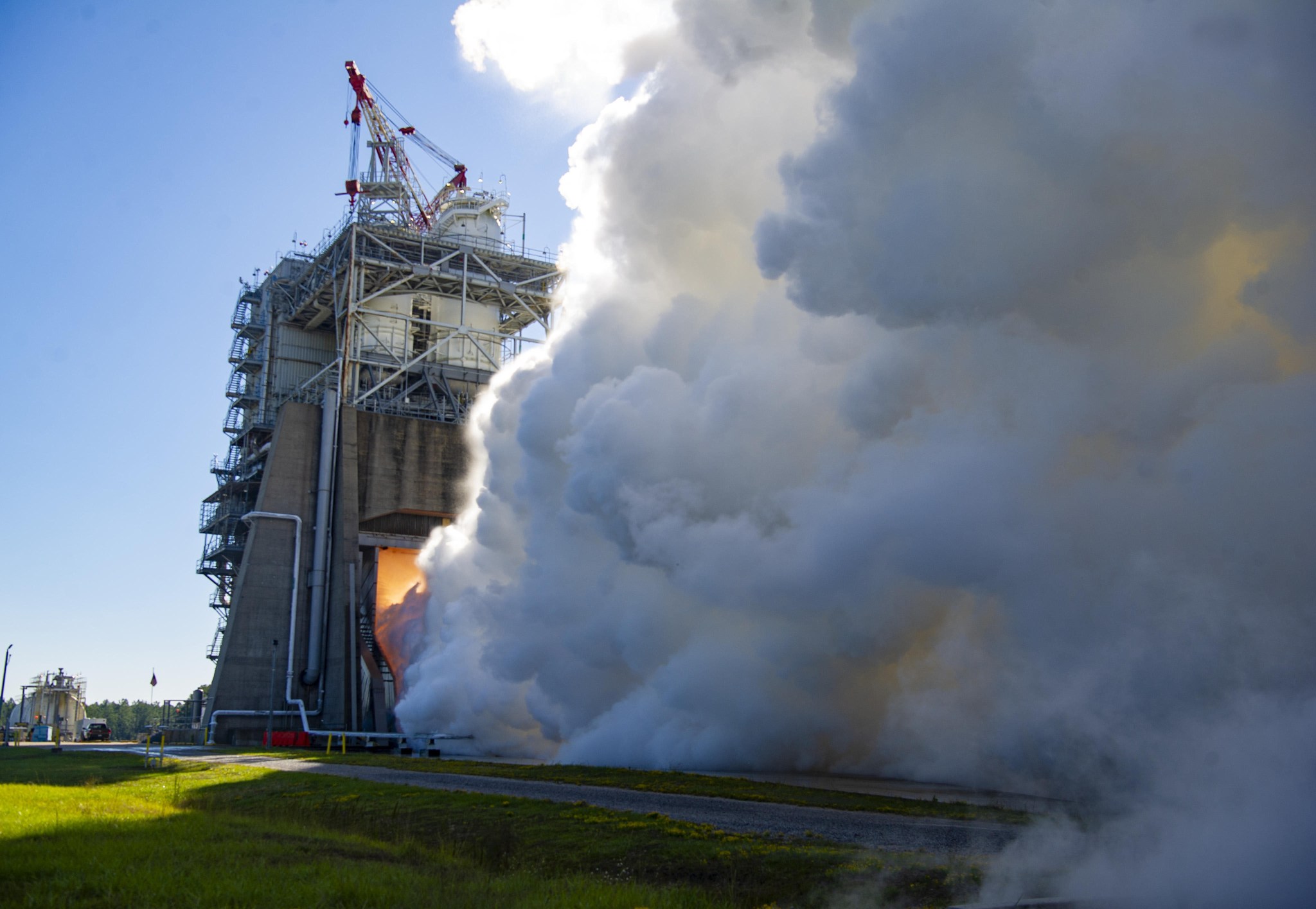 A full duration test of the RS-25 certification engine was conducted at NASA's Stennis Space Center on October 17, 2023.