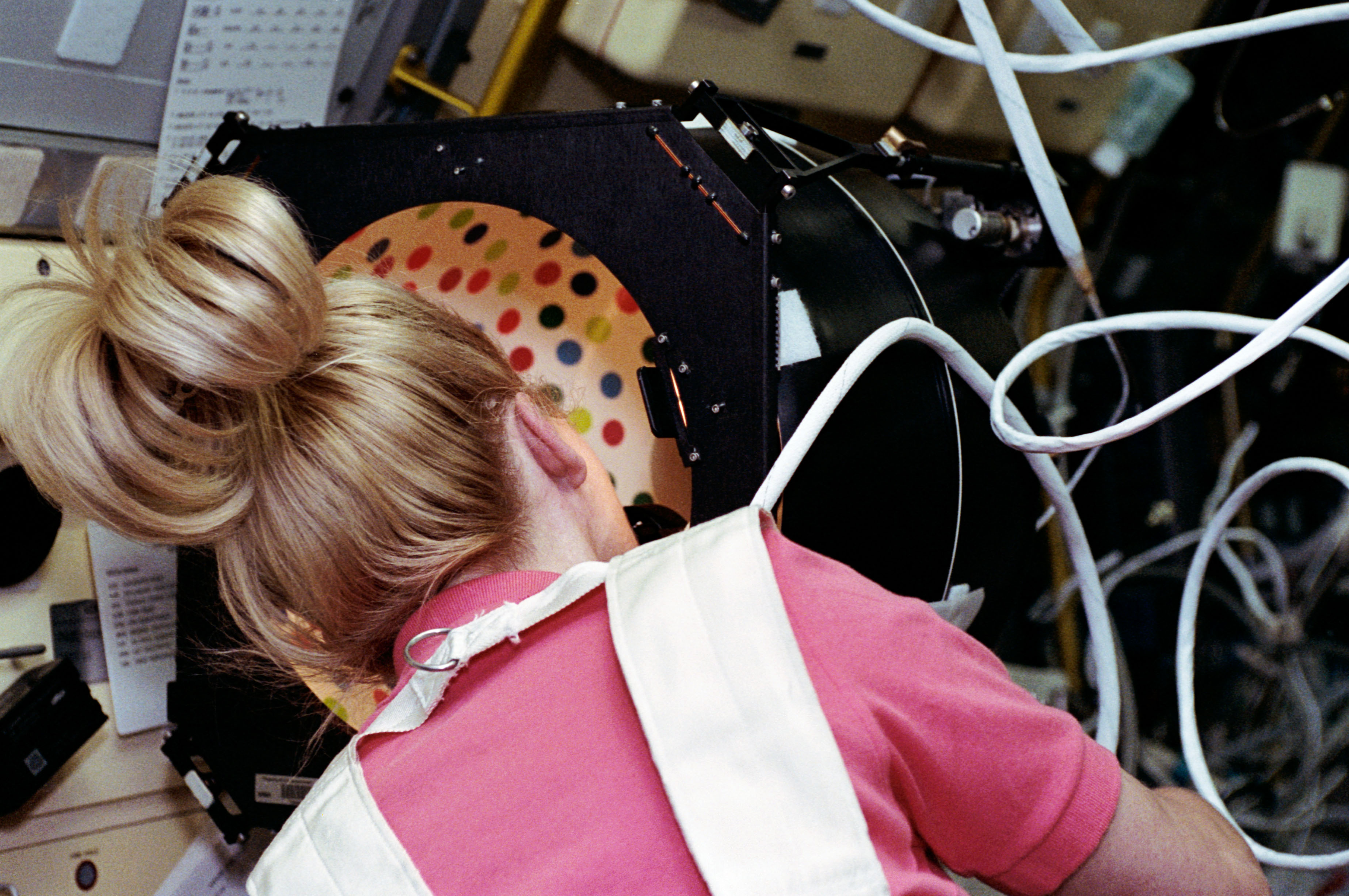 Views of the rotating dome experiment