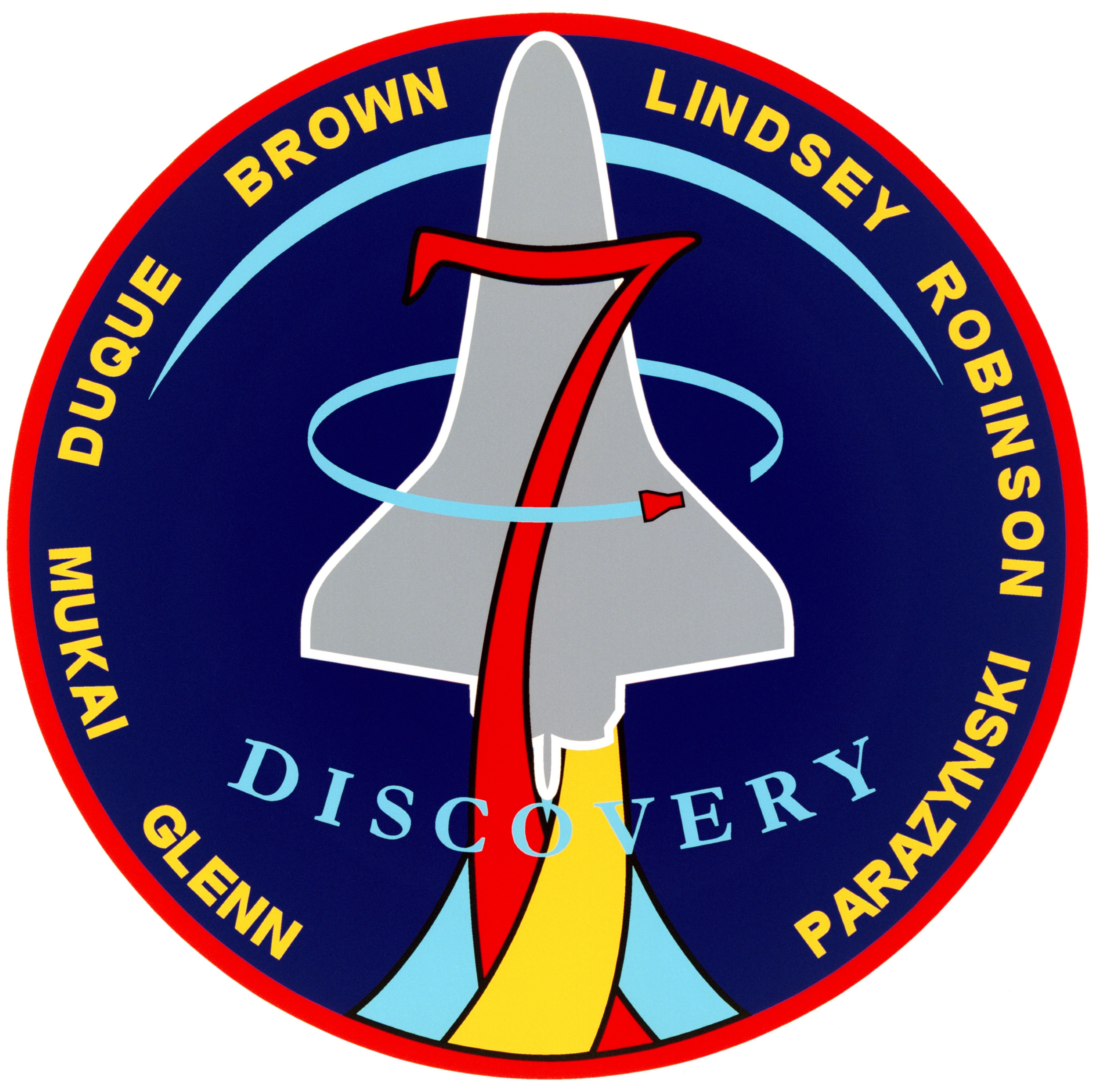 The STS-95 crew patch