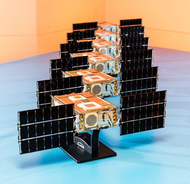 The six satellites that make up NASA’s SunRISE mission