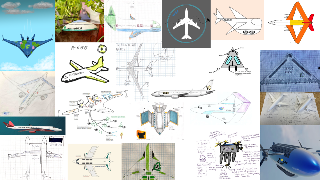 Collage of the 2023 Dream with Us Winners artwork.