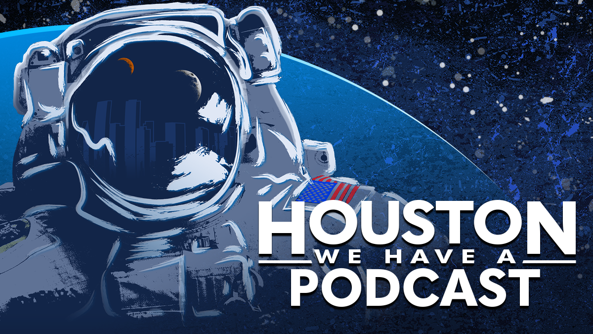 The cover art display for the Houston We Have a Podcast podcast.