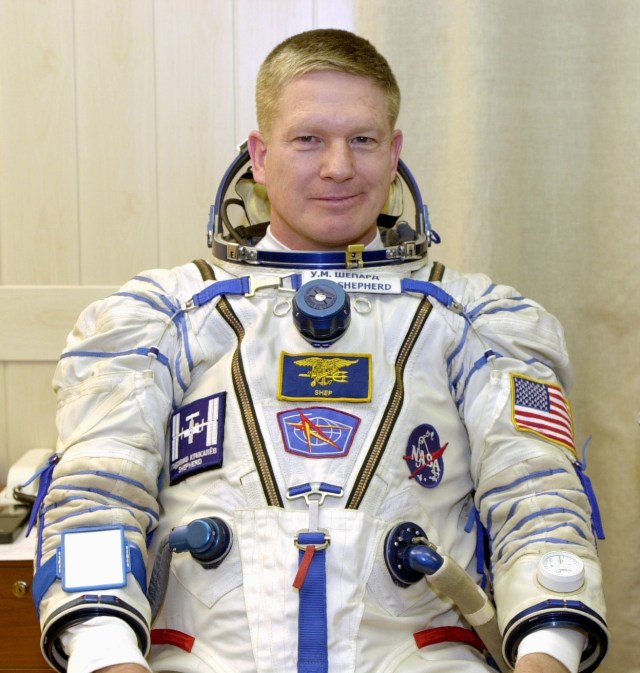 William M. Shepherd, Expedition 1 commander, interrupts Kazakhstan-based training supporting his fastly approaching Expedition 1 mission to the International Space Station (ISS) for an informal portrait.