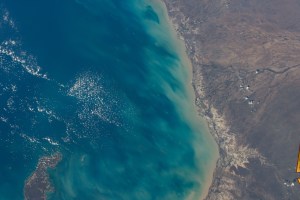The coast of the Northwest region of Queensland, Australia, on the Gulf of Carpentaria is pictured from the International Space Station as it orbited 263 miles above the continental nation. At lower left, is Mornington Island and the Bountiful Islands.
