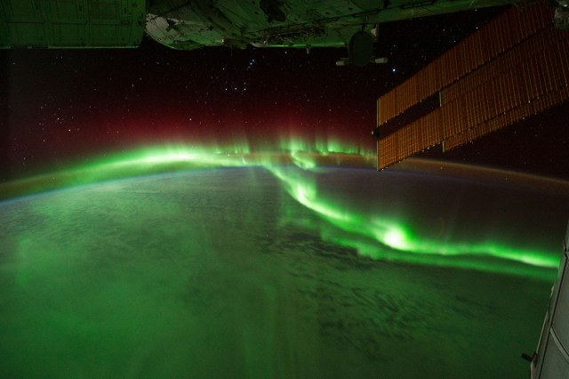 NASA aurora from ISS