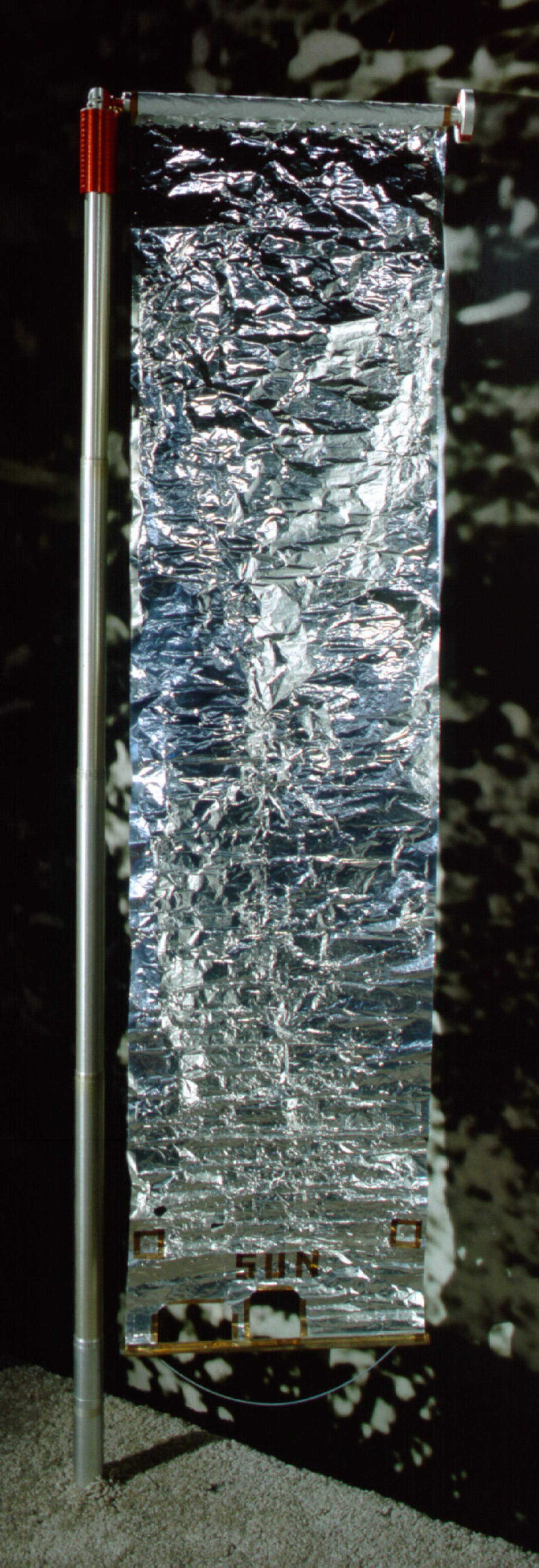 A mockup of the solar wind composition (SWC) experiment