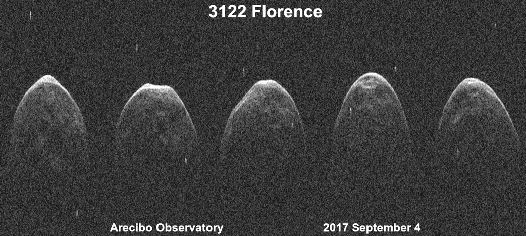 Radar images obtained at Arecibo Observatory