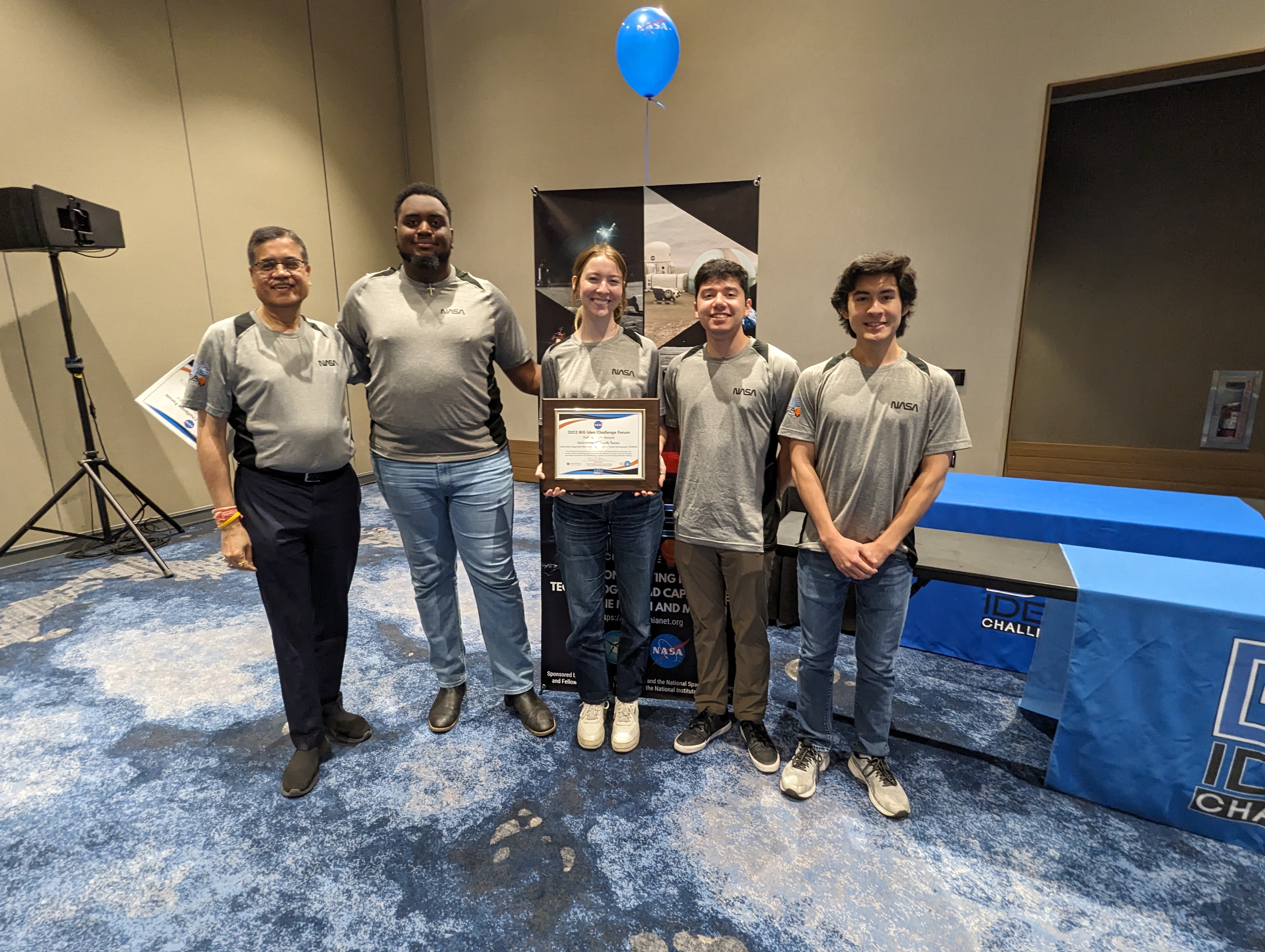2023 BIG Idea Challenge winners of the Path to Flight Award -- from University of North Texas with Advanced Materials & Manufacturing Processes Institute at UNT; Enabled Engineering