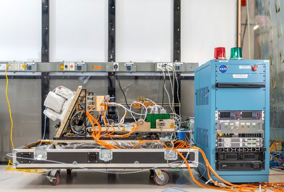 Image of the ILLUMA-T laser communications system