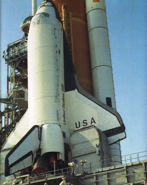 Space shuttle Columbia’s first trip from the VAB to Launch Pad 39A