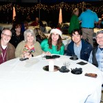 Marshall team members gather at the center’s holiday reception Dec. 7 in Activities Building 4316. From left are Cory Brown, Leigh Martin, Lisa Watkins, Shaun Baek, and Randy Silver.