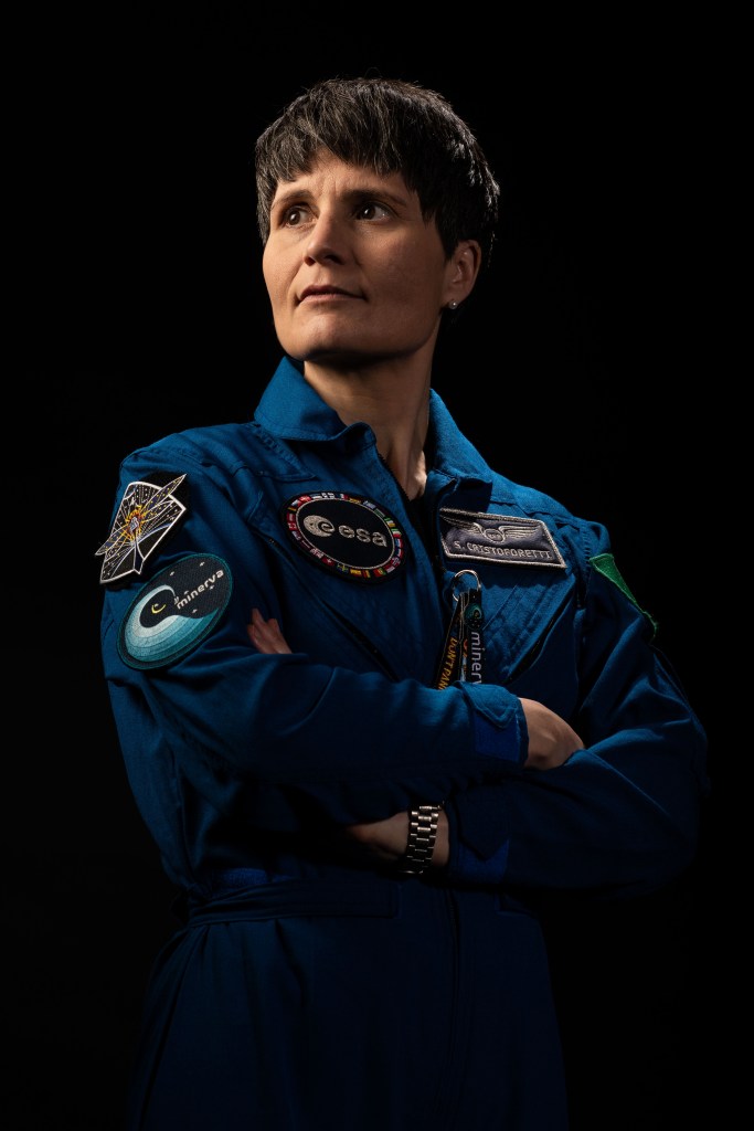 ESA (European Space Agency) astronaut and SpaceX Crew-4 Mission Specialist Samantha Cristoforetti poses for a portrait at Johnson Space Center in Houston, Texas. Credit: NASA/Josh Valcarcel