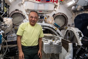 JAXA (Japan Aerospace Exploration Agency) astronaut and Expedition 70 Flight Engineer Satoshi Furukawa installs a small satellite orbital deployer into the Kibo laboratory module’s airlock. The Japanese robotic arm, externally attached to Kibo, grapples the deployer and removes it from the airlock after it is depressurized and opened. The deployer is then positioned outside and pointed away from the station for the release of CubeSats into Earth orbit for educational, private, and governmental research.