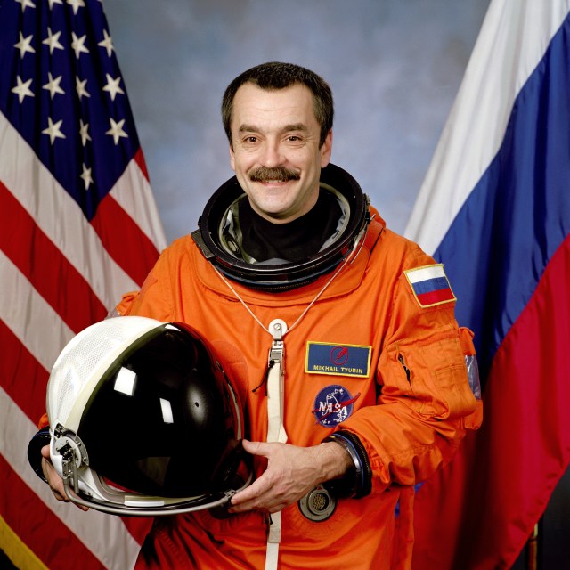 Cosmonaut Mikhail Tyurin, flight engineer, representing Rosaviakosmos