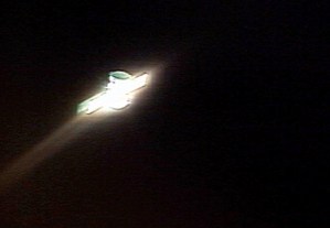 This video grab shows the Progress instrumentation and propulsion section of the Pirs Docking Compartment. The section was jettisoned, leaving the Pirs attached to the Zvezda Service Module of the International Space Station (ISS), where it will serve as a docking port for future Russian vehicles arriving at the ISS and as an airlock to accommodate space walks out of the Station's Russian segment.