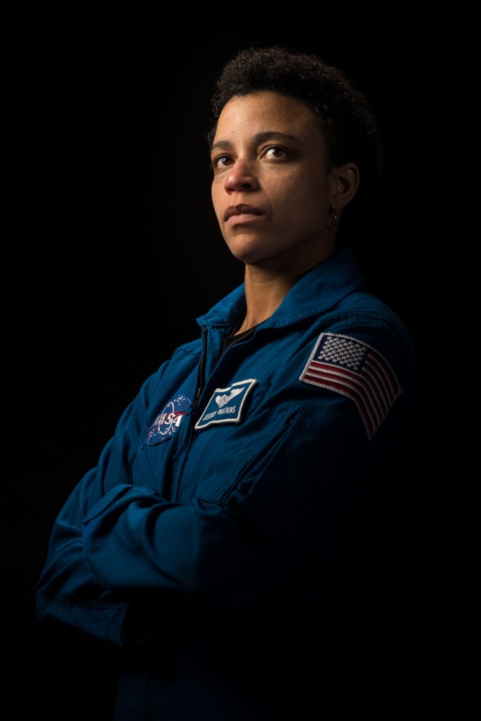 NASA astronaut and SpaceX Crew-4 Mission Specialist Jessica Watkins poses for a portrait at Johnson Space Center in Houston, Texas. Credit: NASA/Josh Valcarcel