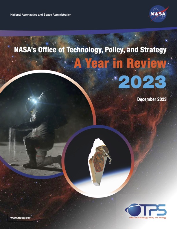 NASA’s Office of Technology, Policy, and Strategy, A Year in Review 2023 report cover image