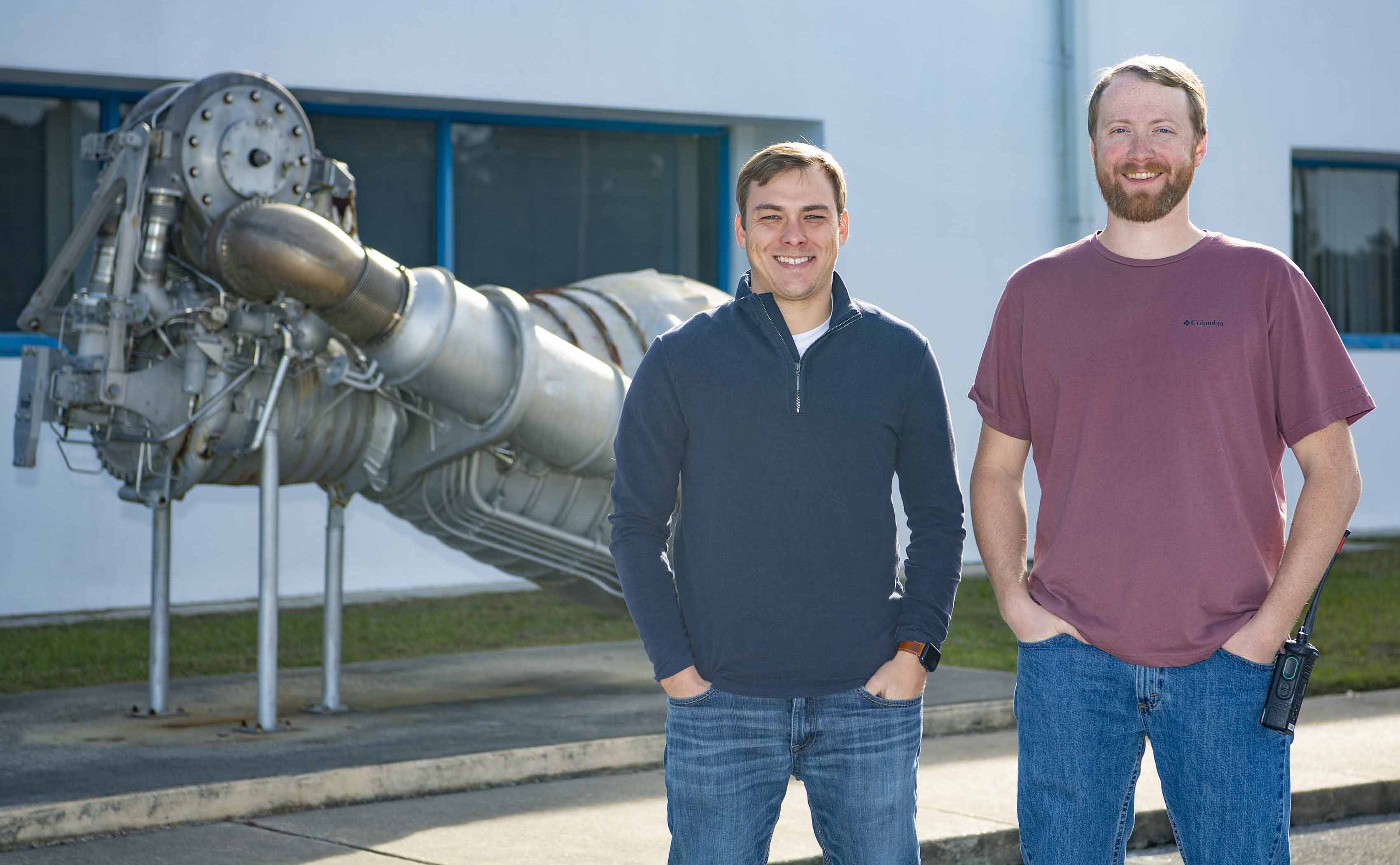 NASA Stennis Engineers Share the Stage on Test Day