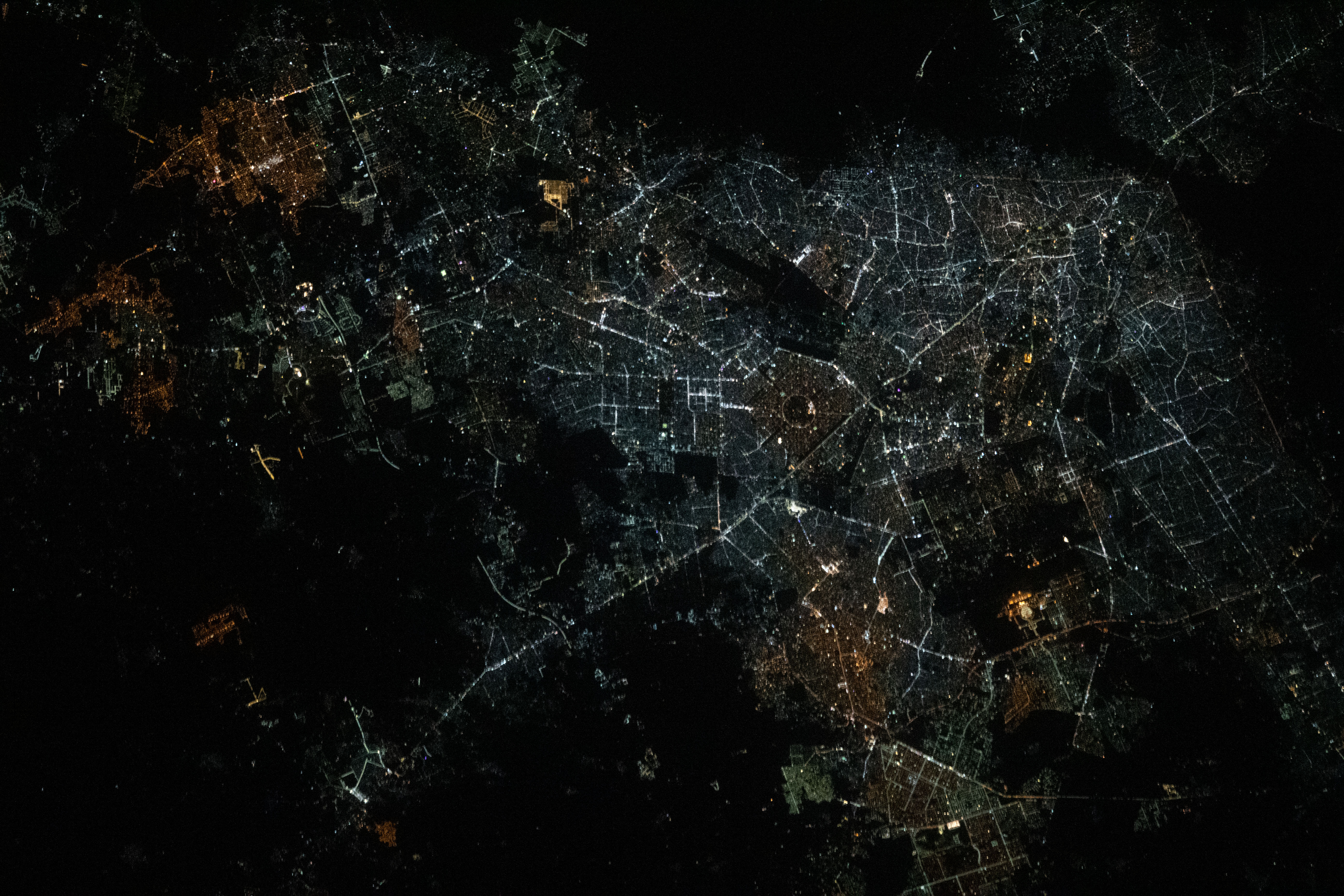The city lights of Lahore, Pakistan's second largest city, were pictured by UAE (United Arab Emirates) astronaut and Expedition 69 Flight Engineer Sultan Alneyadi from the International Space Station as it orbited 259 miles above.