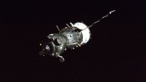 The Soyuz MS-24 spacecraft carrying three crew members approaches the International Space Station for a docking to the Rassvet module. Nearly three-and-half hours after launching from the Baikonur Cosmodrome in Kazakhstan, NASA astronaut Loral O'Hara along with Roscosmos cosmonauts Oleg Kononenko and Nikolai Chub, would open the Soyuz hatch, enter the station, and begin their space research mission.