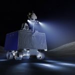 An artist’s concept of the completed design of NASA’s Volatiles Investigating Polar Exploration Rover, or VIPER. VIPER will get a close-up view of the location and concentration of ice and other resources at the Moon’s South Pole, bringing us a significant step closer to NASA’s ultimate goal of a long-term presence on the Moon – making it possible to eventually explore Mars and beyond.