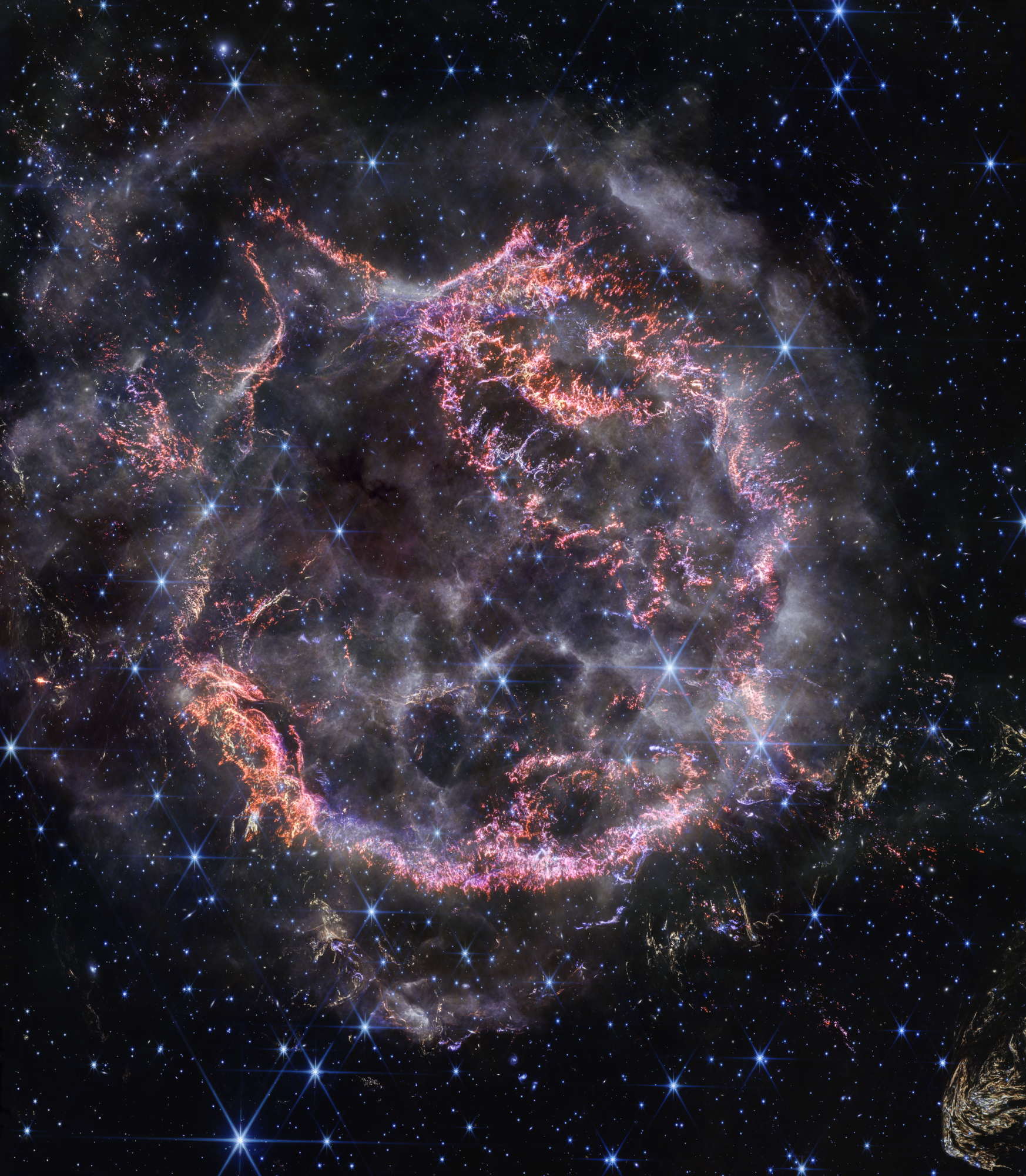 Webb verblüfft die NASA mit einem neuen, hochauflösenden Blick auf den explodierenden Stern