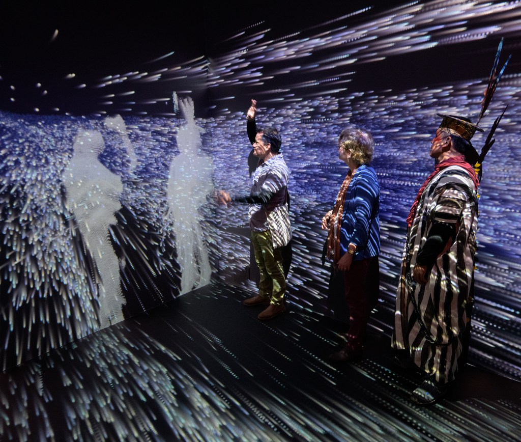 Amazonian Leaders Visit “Space for Earth”