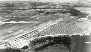 Aerial of the Air Races Parking Lot,