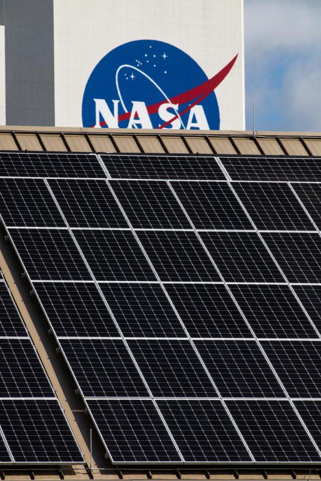 The Electrical Maintenance Facility (EMF) at NASA's Kennedy Space Center in Florida has solar panels capable of producing 125 kilowatts. Installation of the panels began in August 2019 and by February 2020, the panels were up and running, generating enough power to supply the facility. The addition of the solar panels has turned the EMF into a "net positive" facility, meaning it now produces more energy than it consumes.