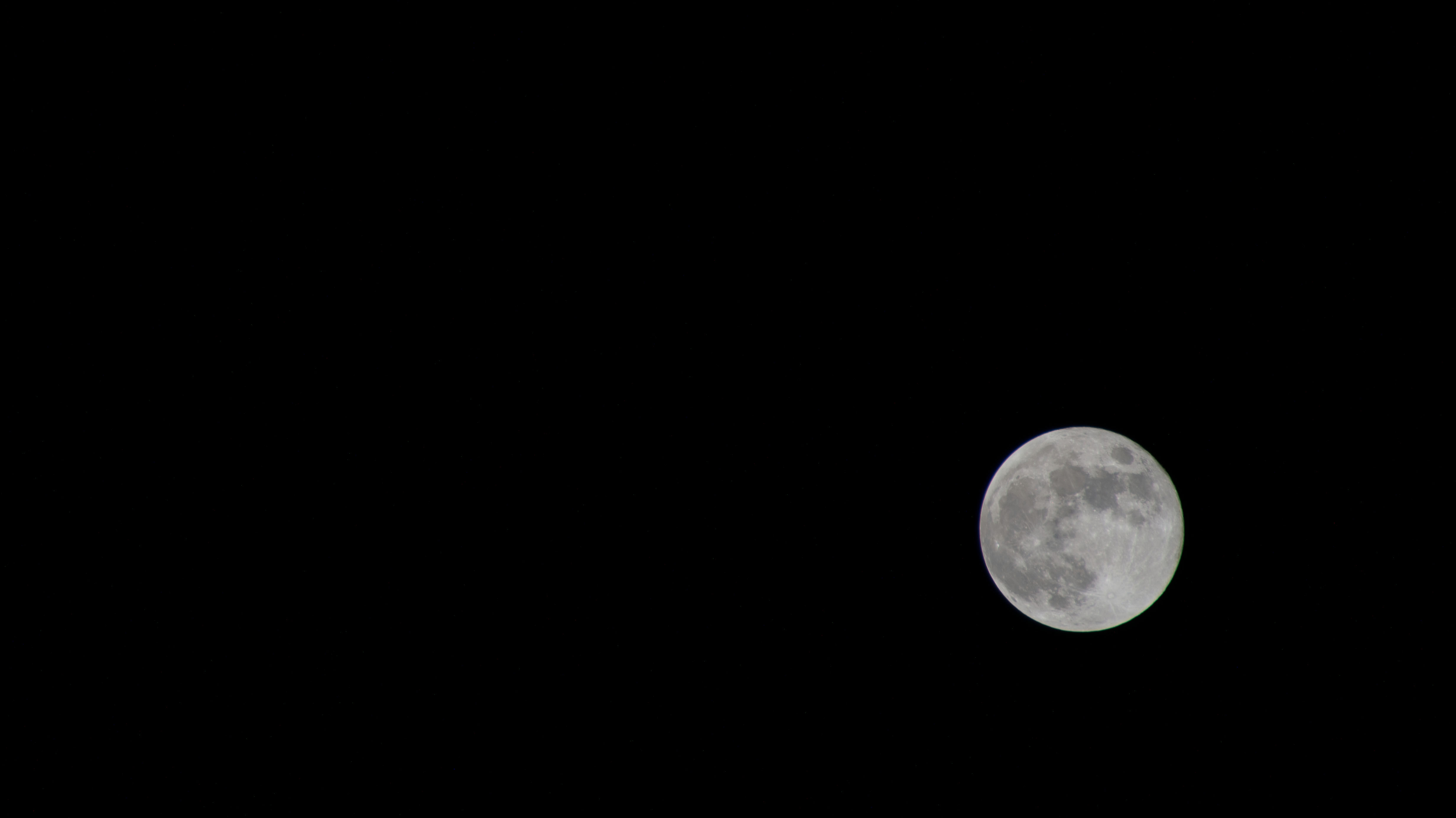 iss068e021243 (Nov. 8, 2022) --- The Full Moon is pictured from the International Space Station as it orbited 258 miles above the coast of Tunisia on the Mediterranean Sea.