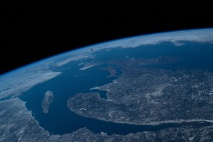 The International Space Station was 258 miles above Canada when an Expedition 59 crewmember photographed the Gulf of St. Lawrence and portions of Quebec, New Brunswick and Prince Edward Island.
