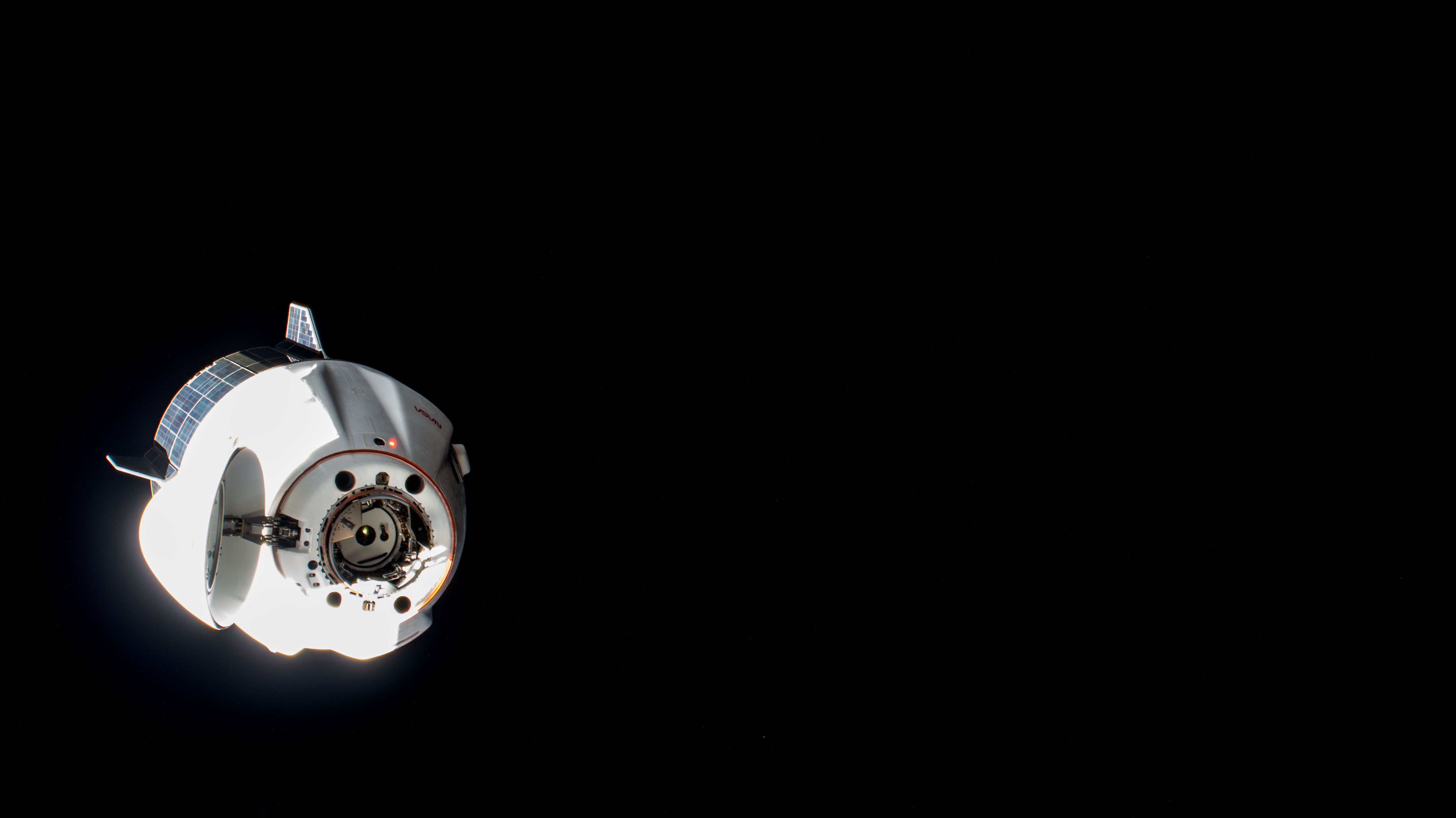 iss068e067219 (March 3, 2023) --- The SpaceX Crew Dragon Endeavour with four Crew-6 members aboard approaches the International Space Station for an automated docking to the Harmony module's space-facing port. Aboard Endeavour, were Commander Stephen Bowen and Pilot Woody Hoburg, both from NASA, and Mission Specialists Sultan Alneyadi from UAE (United Arab Emirates) and Andrey Fedyaev from Roscosmos, who joined the Expedition 68 crew shortly after docking to the orbital lab.