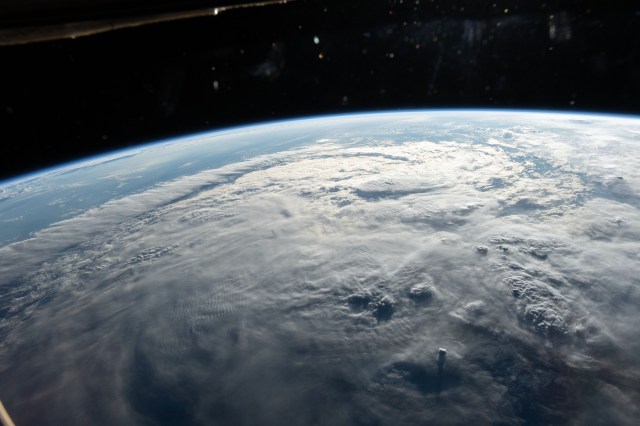Tropical Cyclone Idai is pictured from the International Space Station as the orbital complex flew 261 miles above the southeast coast of Africa. Idai's track took it over the Mozambique Channel and portions of the nations of Madagascar, Mozambique, Malawi and Zimbabwe creating devastation and casualties in the southeast portion of the African continent.