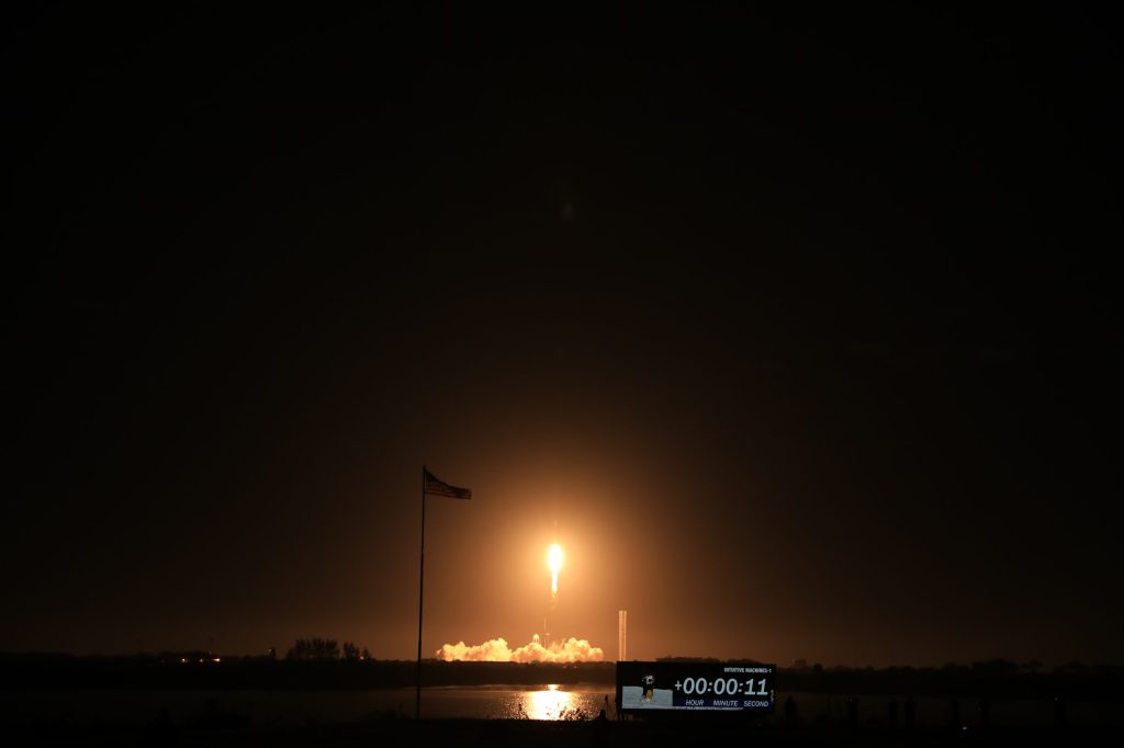 
			Liftoff! Intuitive Machines Lander Carrying NASA Science Begins Journey to the Moon - NASA			