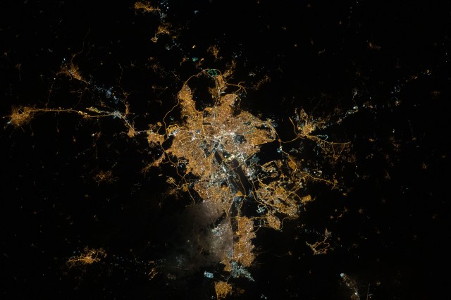 iss062e112757 (March 25, 2020) --- Ankara, the capital of Turkey, is pictured from the International Space Station as it orbited nearly directly above the cosmopolitan city.