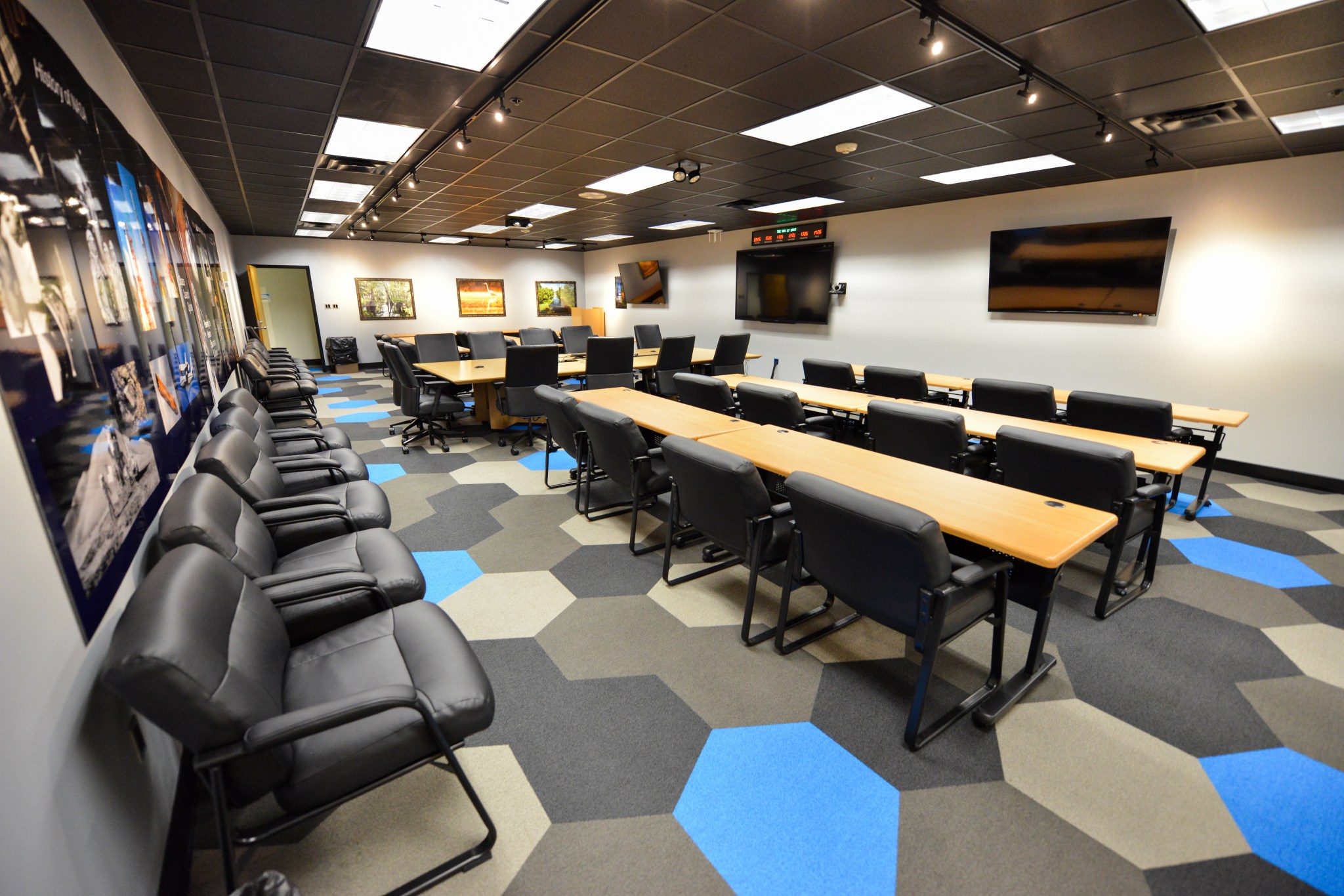 The EC40 conference room in building 101 at the Michoud Assembly Facility.