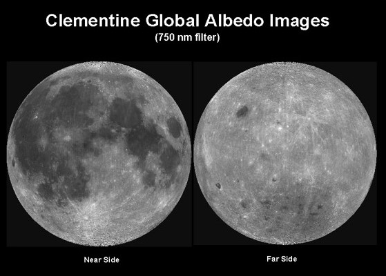 A global map of the Moon created from Clementine images