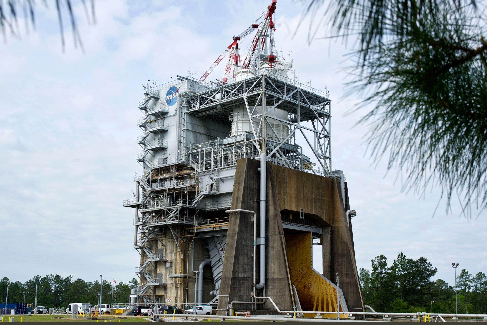 View of the Fred Haise Test Stand at NASA Stennis