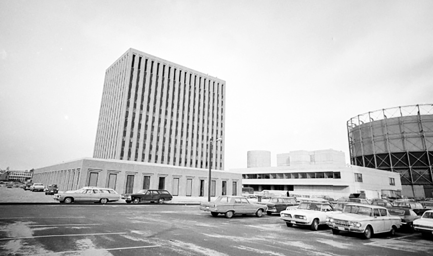 Exterior view of building.