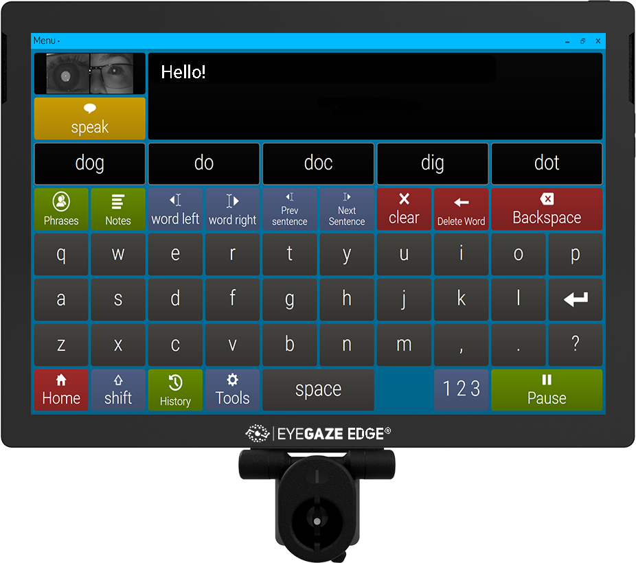 Eye Tracking Keyboard Software